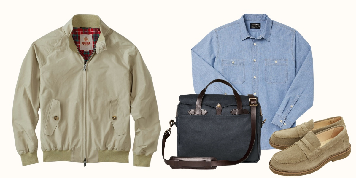 Baracuta G9 Original Harrington Jacket Natural, Made in UK.