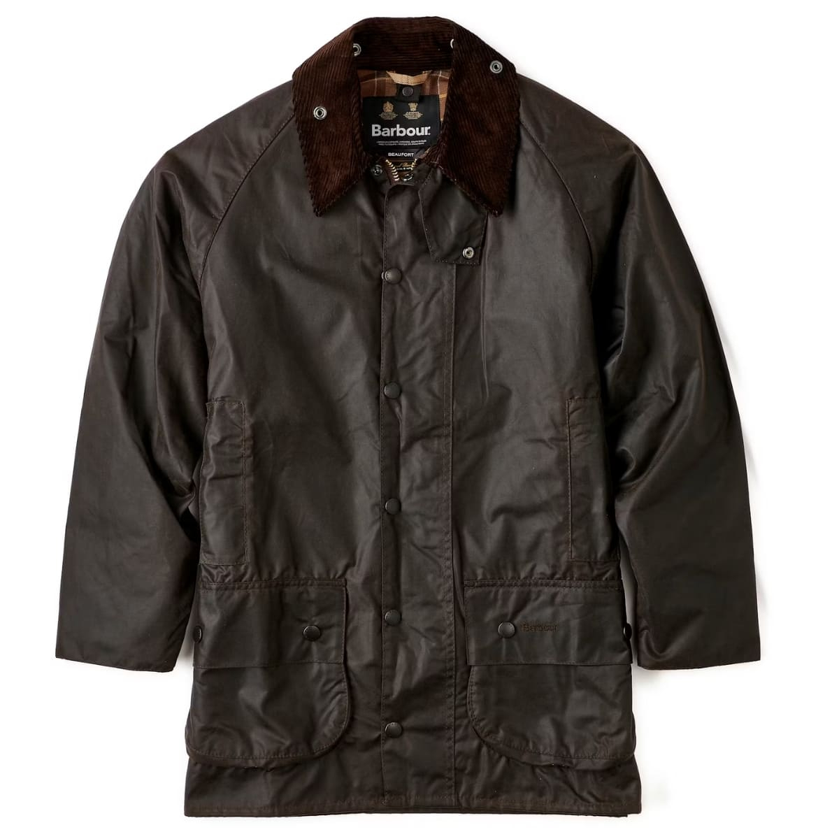 Barbour Beaufort Wax Jacket Rustic, Stilvolle Outdoorjacke aus robust gewachster Baumwolle.