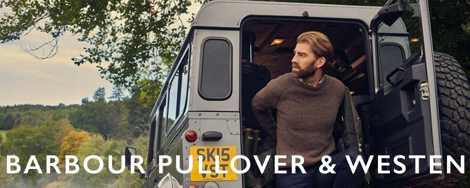 Barbour Pullover und Westen