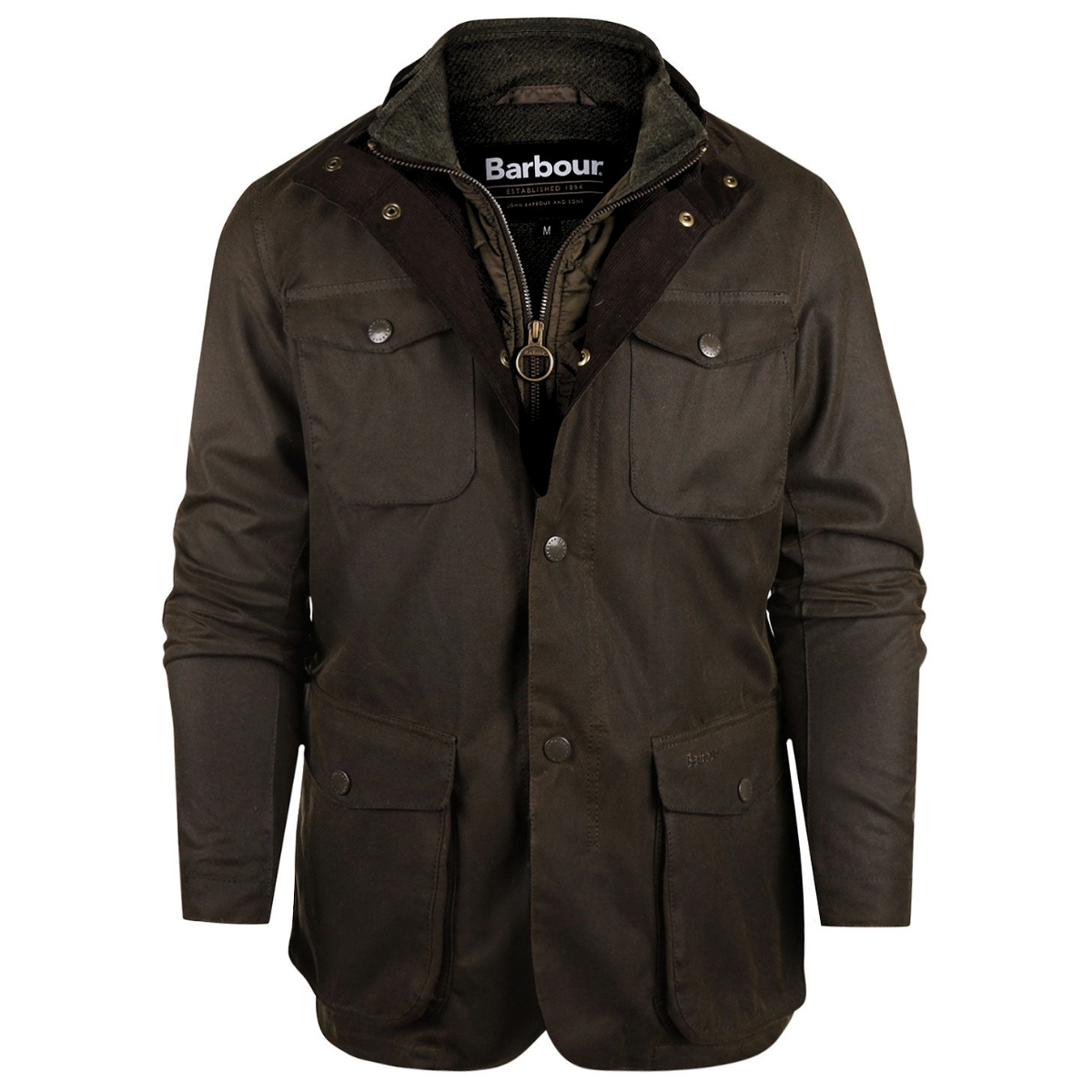 Barbour Ogston Wax Jacket Rustic/Classic, Robuste und Stilvolle