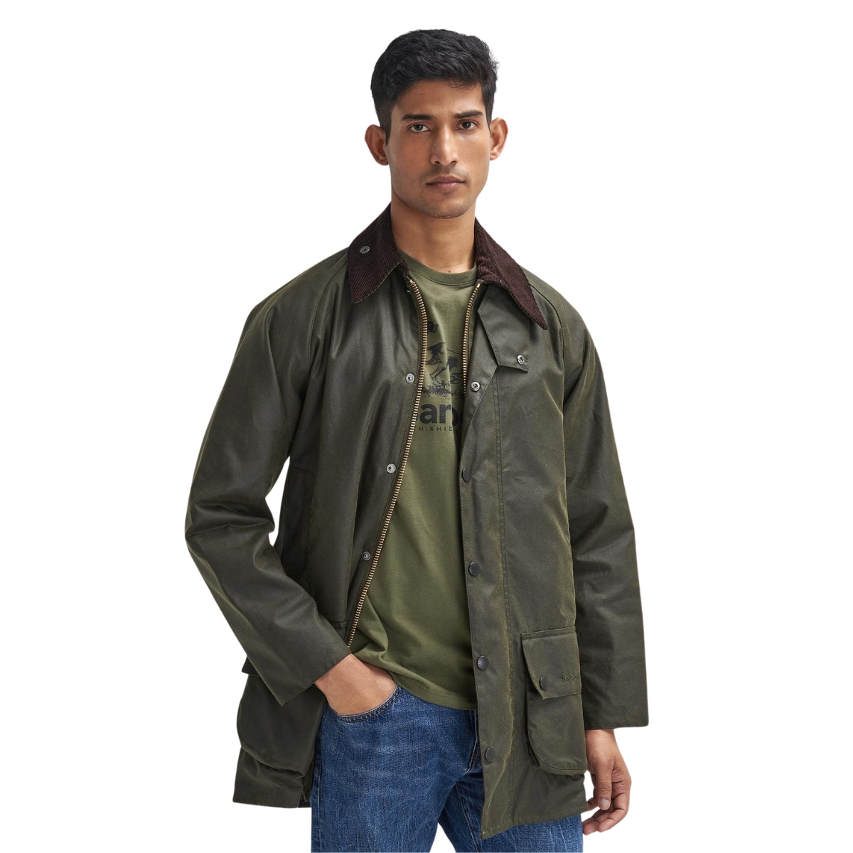 Barbour Beaufort Wax Jacket Archive Olive Robuste und Stilvolle Outdoorjacke