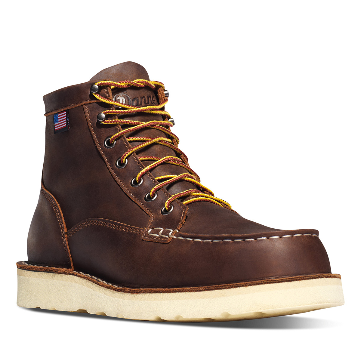 Danner Bull Run Moc Toe 6 Brown zeitlose Stiefel