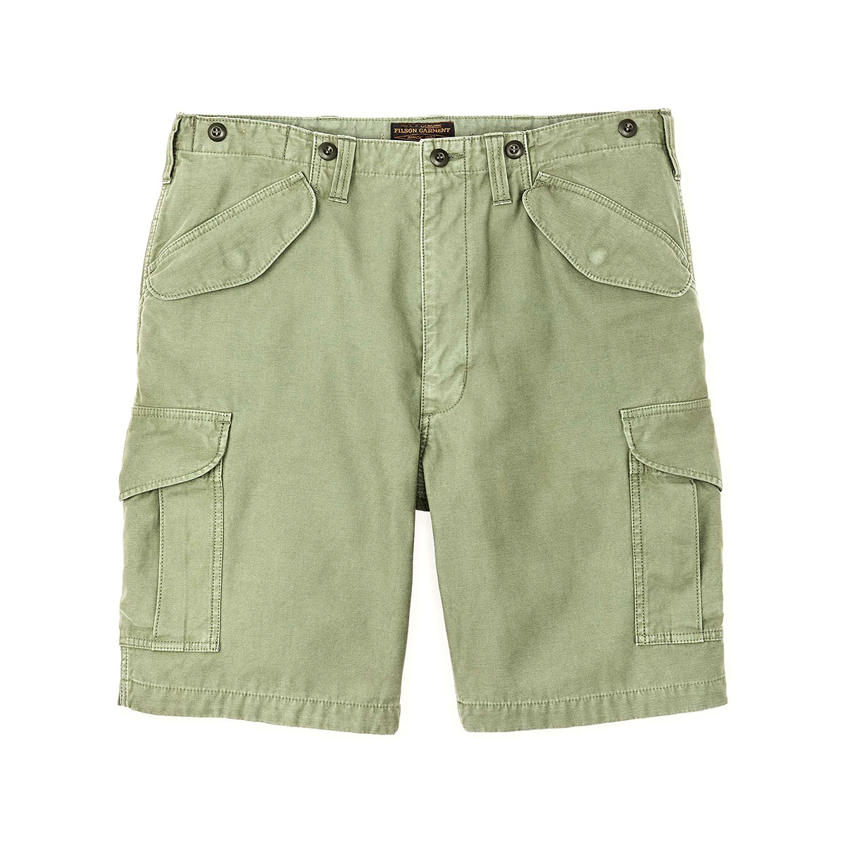 Filson Field Cargo Shorts Washed Fatigue Green