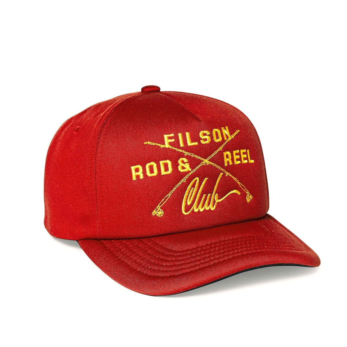 Filson Harvester Cap Rust/Rod And Reel Club