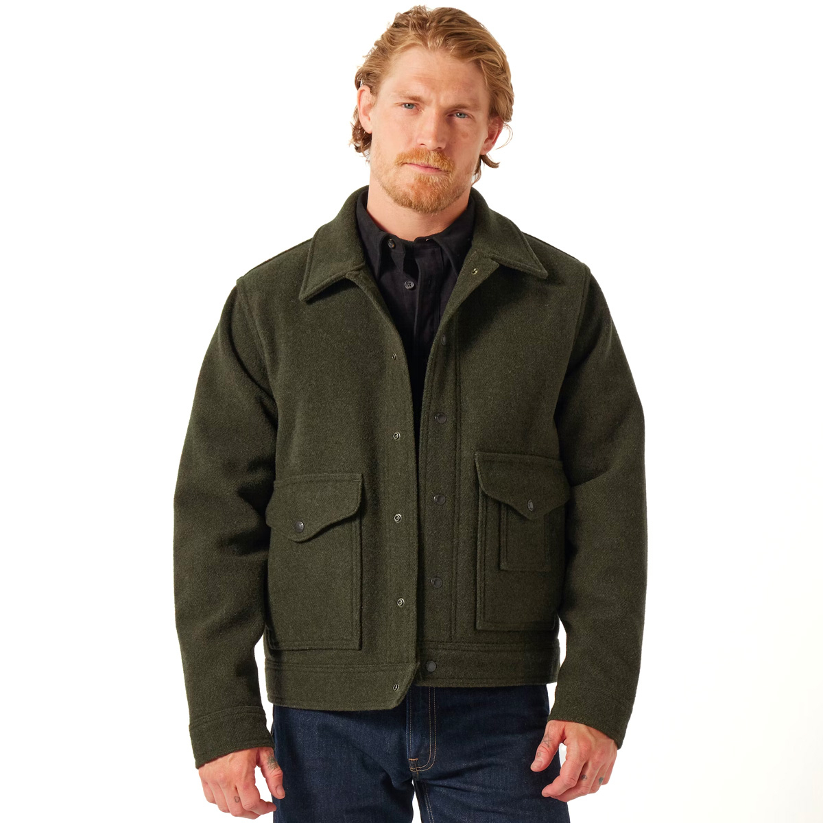 Filson Mackinaw Wool Work Jacket Forest Green, iconic Work Jacket