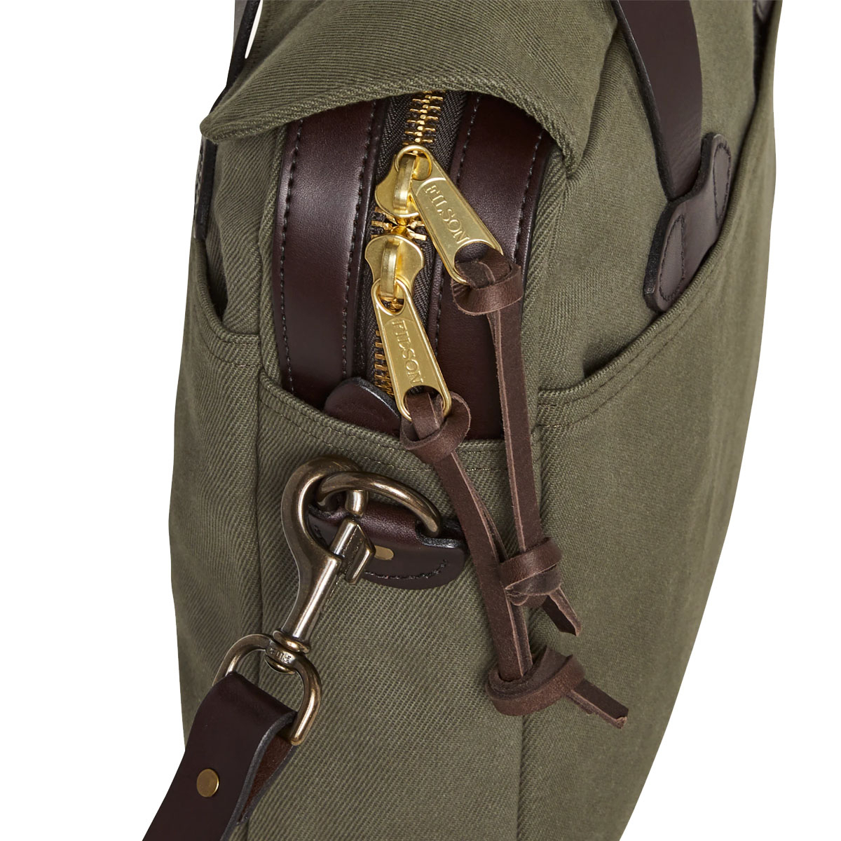 Filson Original Briefcase Otter Green Stil Ikone unter den Manner Taschen