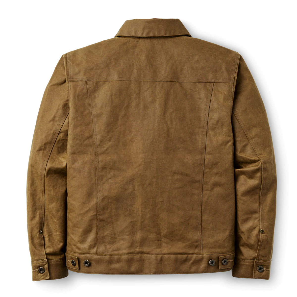 Filson Tin Cloth Short Lined Cruiser Jacket Dark Tan