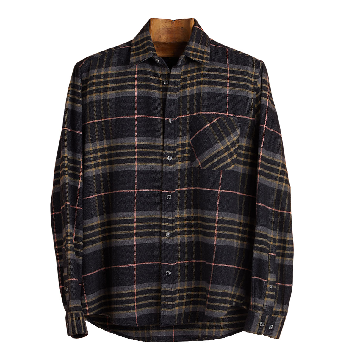 Portuguese Flannel Arquive 72 Checked Cotton-Flannel Shirt 