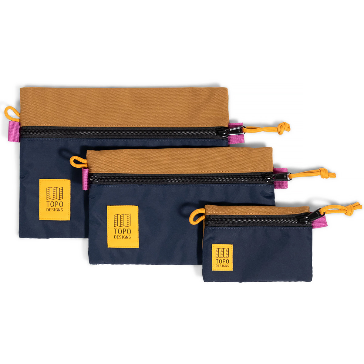 Topo Designs Accessory Bags 3 Pack Dark Khaki Navy jetzt konnen Sie alle ganz einfach organisiert werden