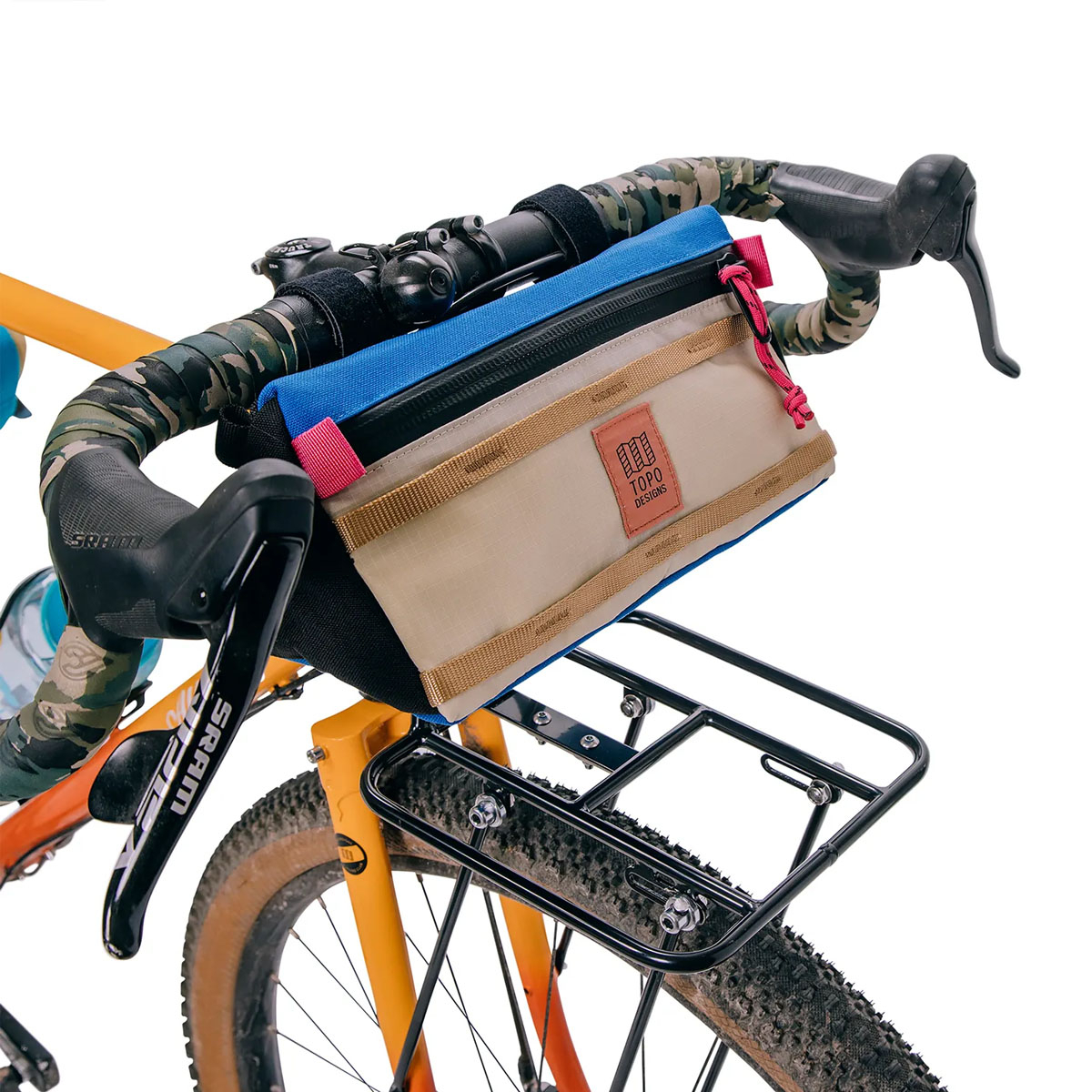 Topo Designs Bike Bag Black Blue