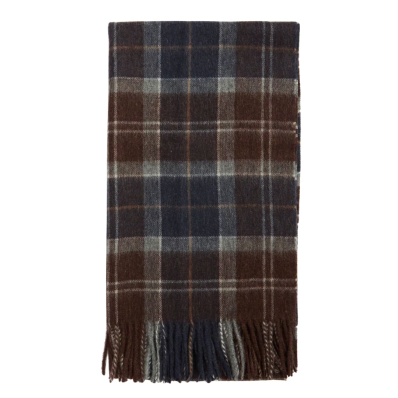 Barbour Brack Patchwork Tartan Scarf Cardinal/Classic