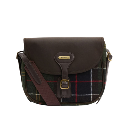 Barbour Wax Leather Briefcase Navy