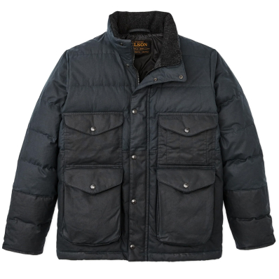 Filson Down Cruiser Vest Blue Coal