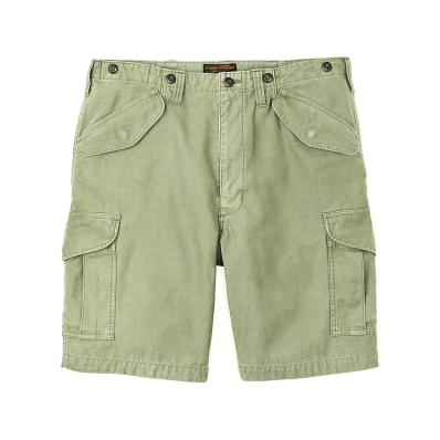 Filson Reverse Sateen Jac Shirt Fatigue Green front