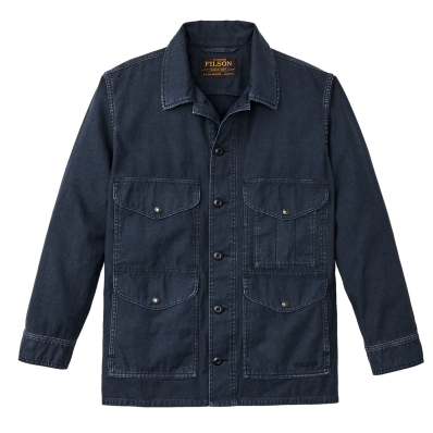 Filson Reverse Sateen Jac Shirt Fatigue Green front