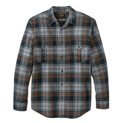 Filson Field Flannel Shirt Otter Green