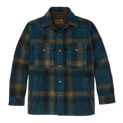Filson Wool Jac-Shirt Oat/Brown/Heather/Multi Plaid front