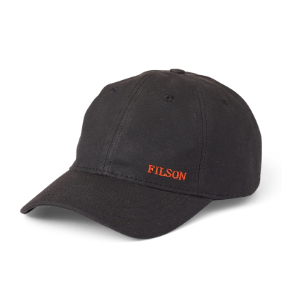 Filson Oil Tin Low-Profile Cap 20172158 Black