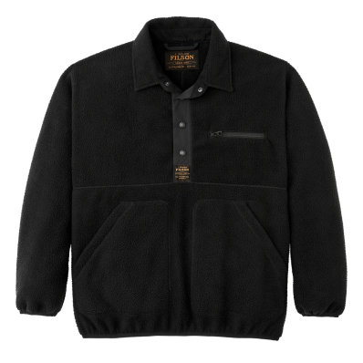 Filson Pile Fleece Pullover Whiskey front