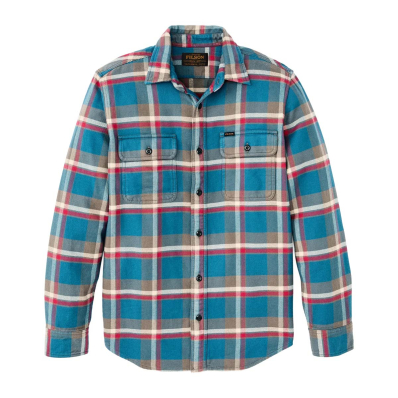 Filson Field Flannel Shirt Otter Green