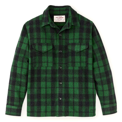 Filson Wool Jac-Shirt Oat/Brown/Heather/Multi Plaid front