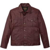 Filson Tin Cloth Short Lined Cruiser Jacket Fired Brick