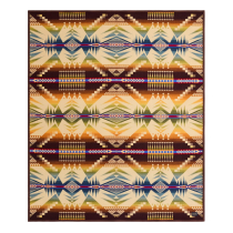 Pendleton Jacquard Unnapped Blanket Robe Mystic Lake