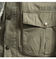 Barbour Reversible Fleece Jacket Fern