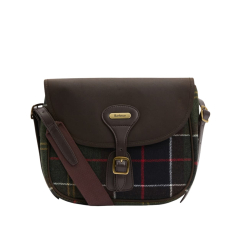 Barbour Wax Leather Briefcase Navy