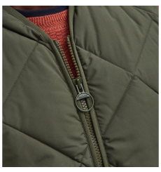 Barbour Holden Half Zip Lambswool Sweater Navy