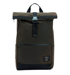 Barbour Wax Leather Briefcase Navy