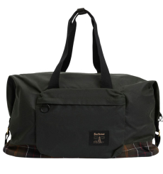 Barbour Wax Leather Briefcase Navy
