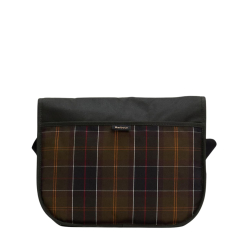 Barbour Wax Leather Briefcase Navy