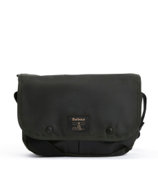 Barbour Wax Leather Briefcase Navy