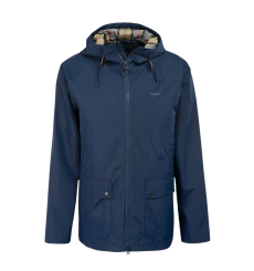 Barbour Holden Half Zip Lambswool Sweater Navy
