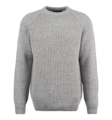 Barbour Holden Half Zip Lambswool Sweater Navy