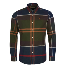 Barbour Holden Half Zip Lambswool Sweater Navy