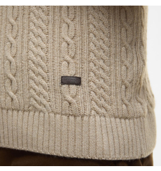 Barbour Holden Half Zip Lambswool Sweater Navy