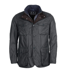 Barbour Holden Half Zip Lambswool Sweater Navy