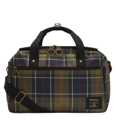 Barbour Wax Leather Briefcase Navy