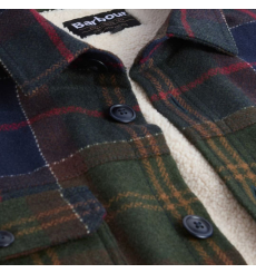 Barbour Holden Half Zip Lambswool Sweater Navy