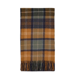 Barbour Brack Patchwork Tartan Scarf Cardinal/Classic