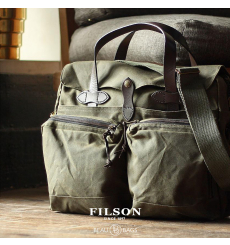 Filson 24-Hour Tin Briefcase 11070140 Otter Green