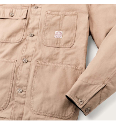 Filson Chore Coat Faded Black with four front pockets