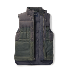 Filson Down Cruiser Vest Blue Coal