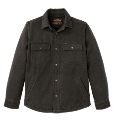 Filson Wool Jac-Shirt Oat/Brown/Heather/Multi Plaid front