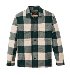 Filson Wool Jac-Shirt Oat/Brown/Heather/Multi Plaid front