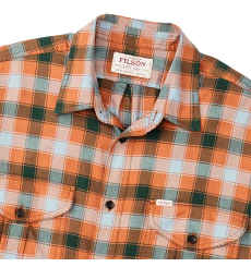 Filson Field Flannel Shirt Otter Green