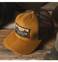 Filson Logger Mesh Cap 1130237-Dark Tan