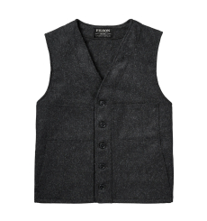 Filson Mackinaw Wool Vest Charcoal